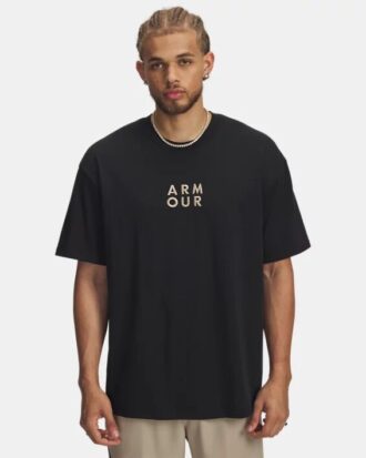 Armour Wordmark Heavyweight cu mânecă scurtă