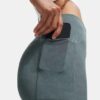 Colanți până la gleznă cu efect de piele de căprioară Meridian