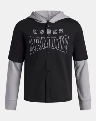 Hanorac cu glugă și nasturi Icon Fleece