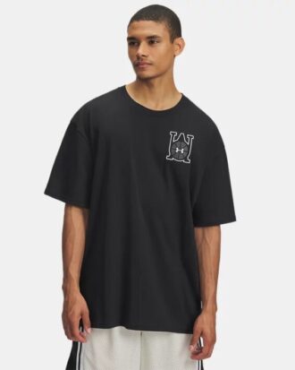 Hoops Courtside Heavyweight Oversized cu mânecă scurtă