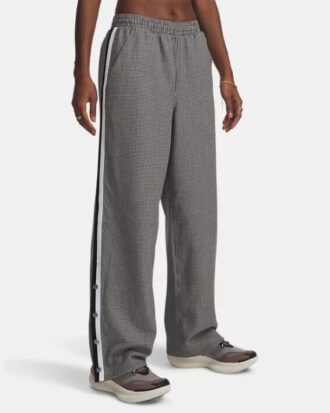 Pantaloni cargo cu model houndstooth