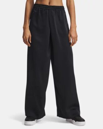 Pantaloni Courtside din satin