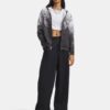 Pantaloni Courtside din satin