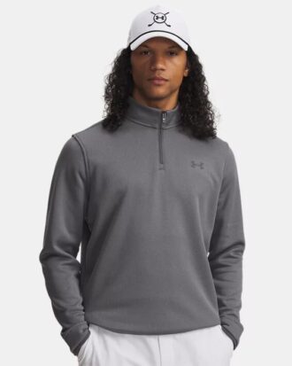 Pulover din fleece cu fermoar ¼