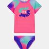 Set cu mânecă scurtă Rashguard & Bikini