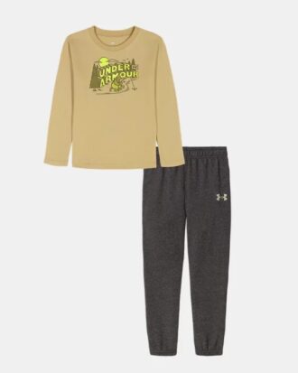 Set pentru bebeluși cu mâneci lungi și pantaloni de jogging Bear Fishing