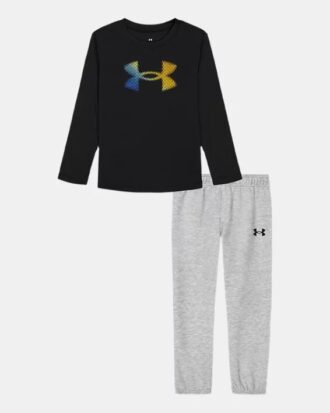 Set cu mâneci lungi și pantaloni de jogging cu logo gradient