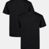 Set de 2 tricouri cu guler rotund din bumbac performant