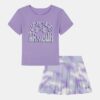 Set fustă-pantalon cu imprimeu pentru copii mici