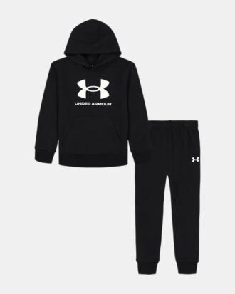 Set hanorac cu glugă din fleece cu logo mare