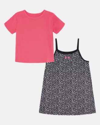 Set rochie T pentru bebeluși Dots
