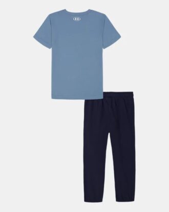 Set Tech Little cu mâneci scurte și pantaloni de jogging