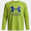 Tech™ Tricou cu mâneci lungi și logo mare imprimat (mărime extinsă)