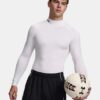 Tricou cu guler înalt și mâneci lungi HeatGear® Compression