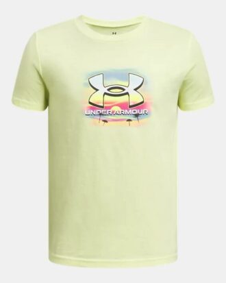 Tricou cu mânecă scurtă și imprimeu grafic de vară