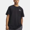 Tricou cu mânecă scurtă pentru bărbați, cu logo UA brodat, din material gros