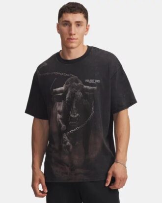 Tricou cu mânecă scurtă Project Rock Washed Heavyweight