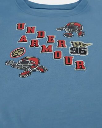 Tricou cu mâneci lungi pentru copii mici, cu imprimeu fotbal