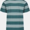 Tricou cu mâneci scurte și dungi imprimate