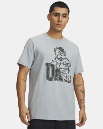 Tricou cu mâneci scurte și ilustrație Bulldog