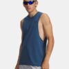 Tricou fără mâneci cu decupaj în partea stângă a pieptului
