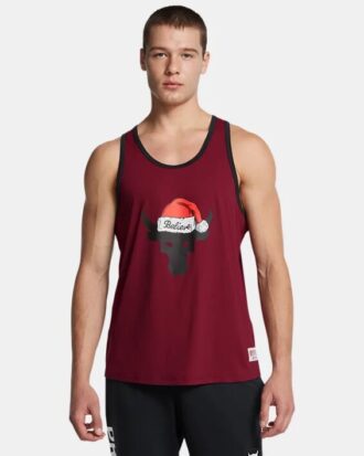 Tricou fără mâneci Project Rock Red One Iso-Chill