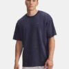 Tricou oversized cu mâneci scurte, cu logo, spălat, de greutate mare