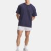 Tricou oversized cu mâneci scurte, cu logo, spălat, de greutate mare