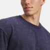 Tricou oversized cu mâneci scurte, cu logo, spălat, de greutate mare