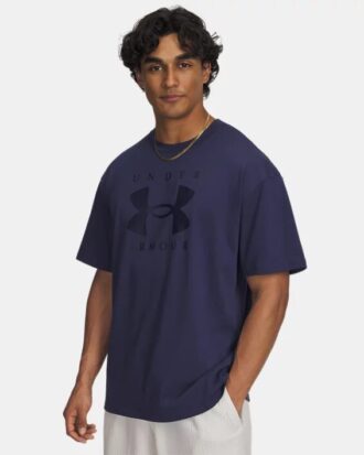 Tricou oversized cu mâneci scurte, marca Heavyweight